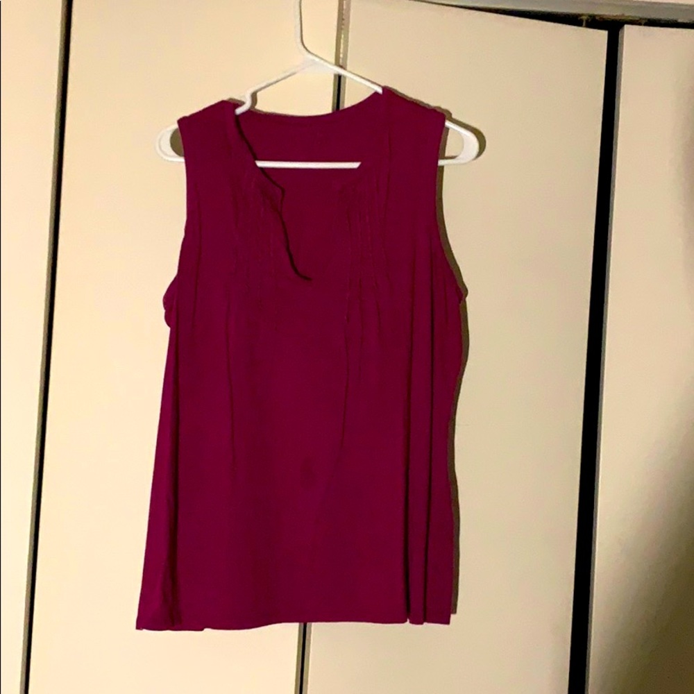 Sleeveless top